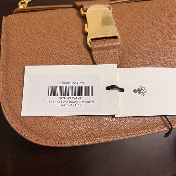 Senreve Cadence Crossbody Pebbled Chestnut Gold - Picture 5 of 11